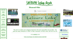 Desktop Screenshot of leisurelakepark.com